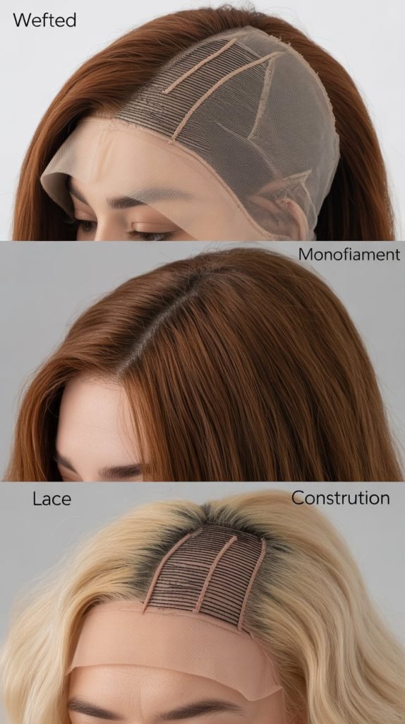 Wig Cap Construction Types