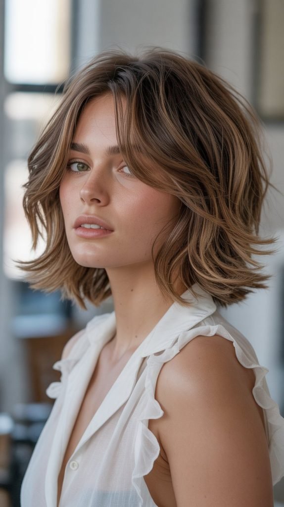  Razor-Cut Layered French Bob