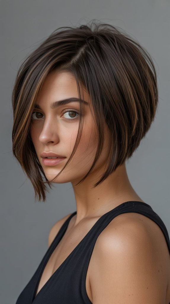 Inverted Layered French Bob