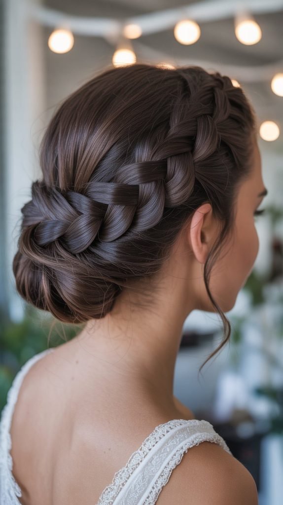 Dutch Braid Updo