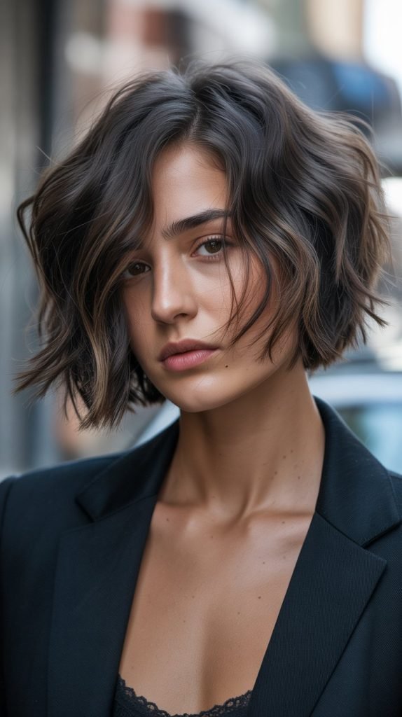 Choppy Layered French Bob