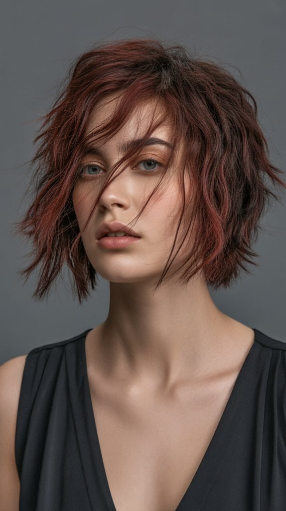 Disconnected Shaggy Bob