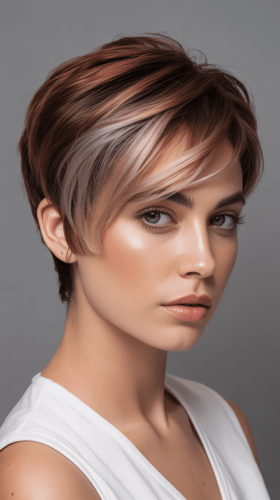 Pixie Cut with Subtle Ombre