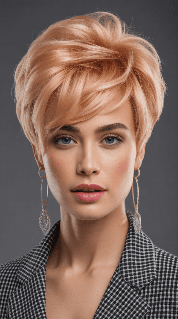 Pixie Cut with Crown Volume