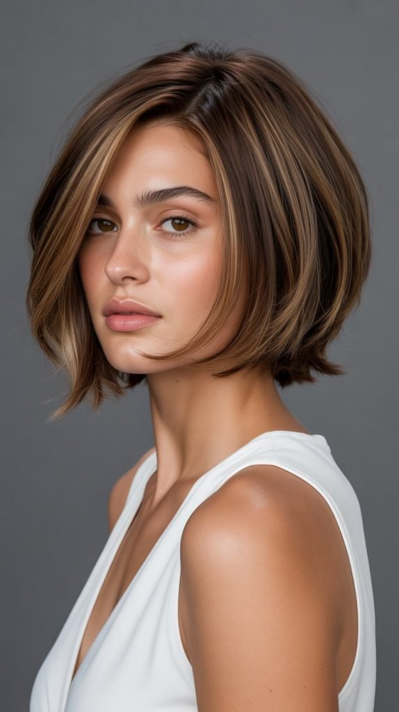 Soft Shaggy Bob with Subtle Layers