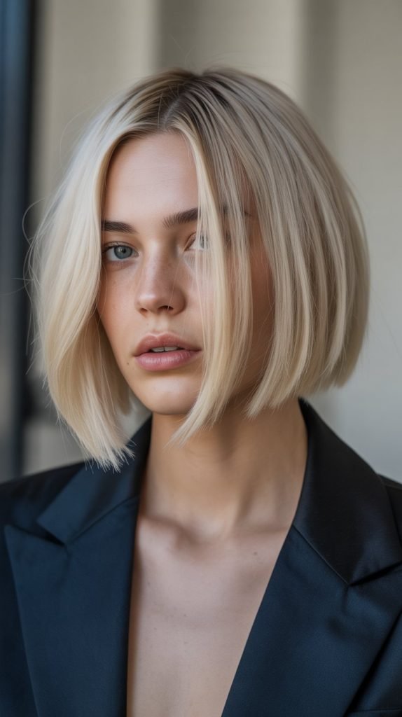  Straight Shaggy Bob with Texture