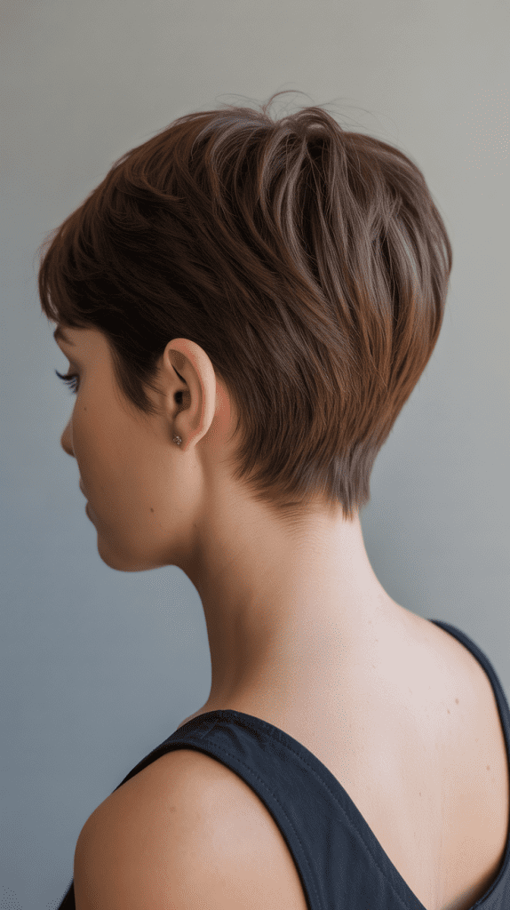 Tapered Neck Pixie Cut