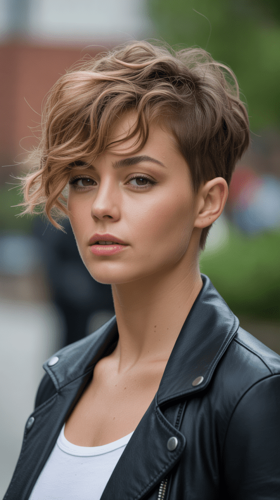 Tousled Messy Pixie Style