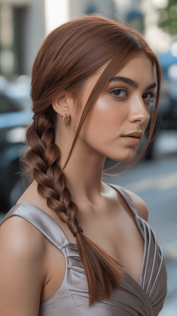 Braided Side Ponytail