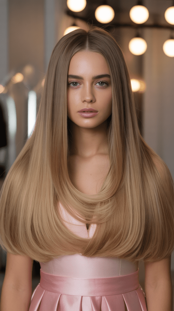 Straight Blowout with Volume