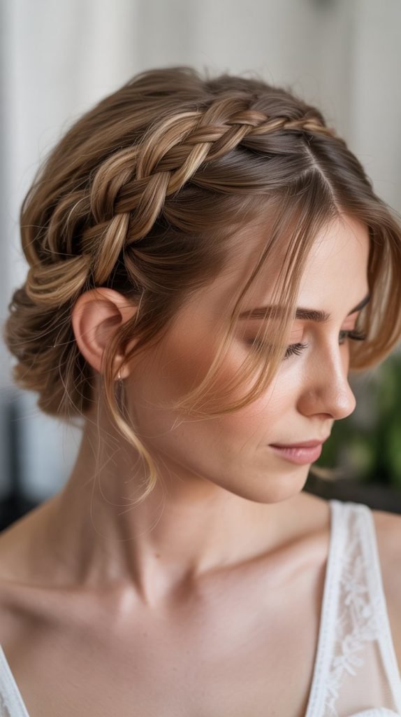 Braided Headband with Tucked Ends