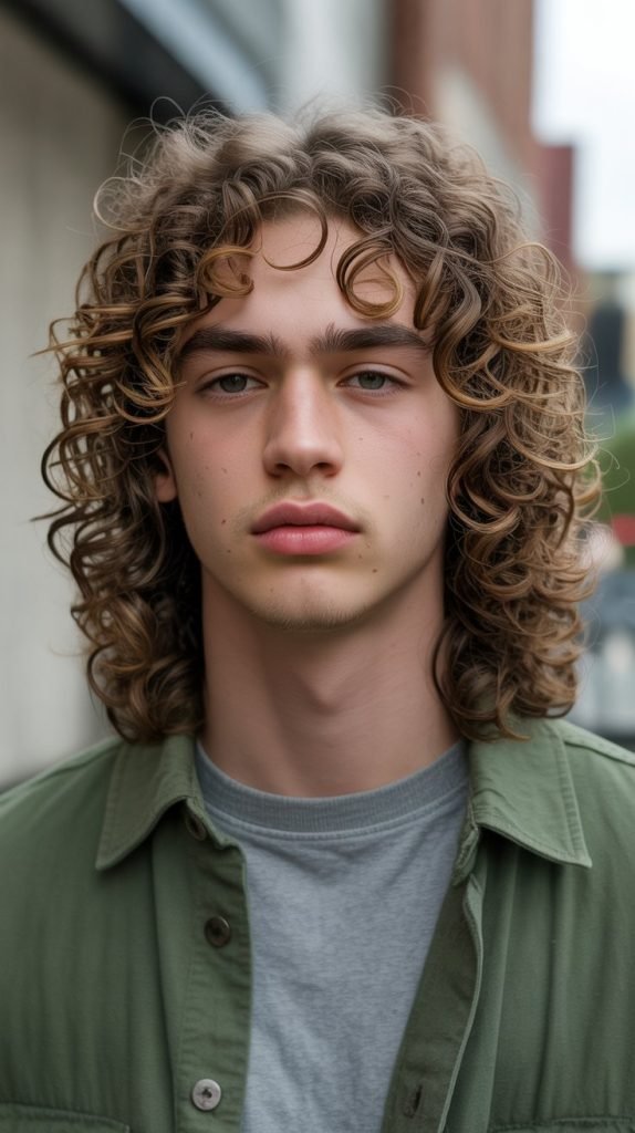 Long Hair with Natural Curls