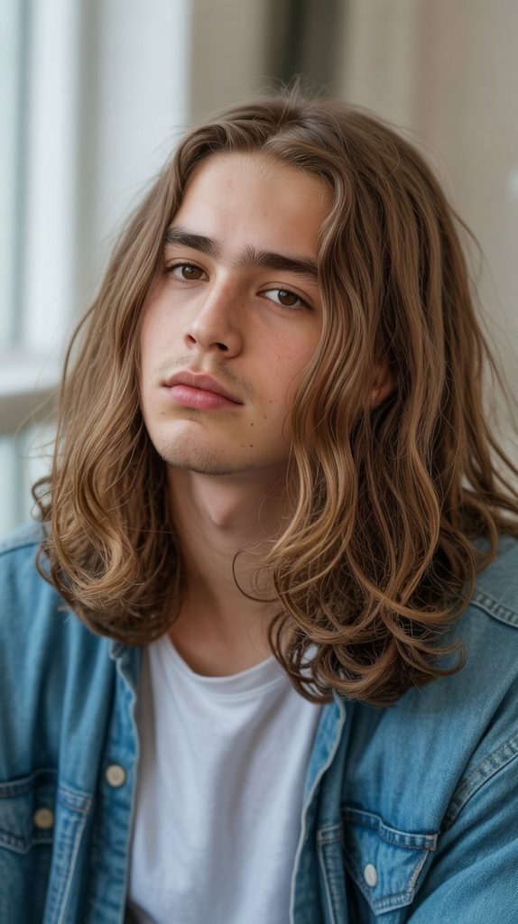 Long Hair with Natural Air-Dry Styling