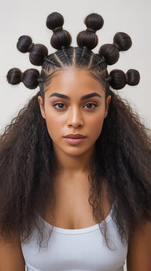 Bantu Knot Crown