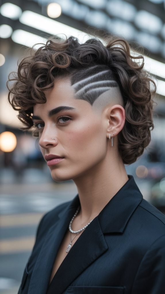 Curly Layers with Hidden Undercut