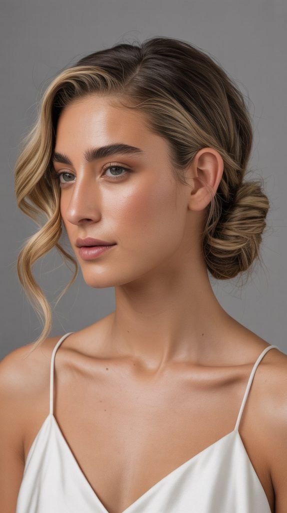 Textured Side Twist with Low Gathering