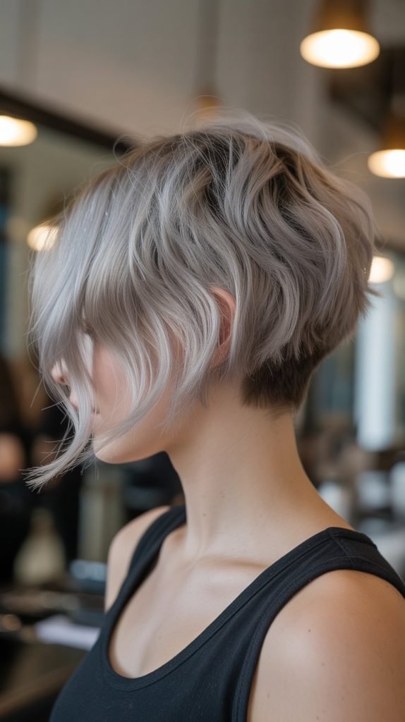  Razor-Cut Choppy French Bob