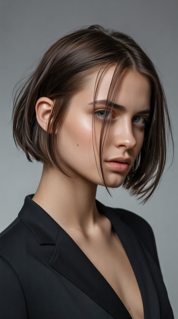 Disconnected Bob with Contrasting Layers