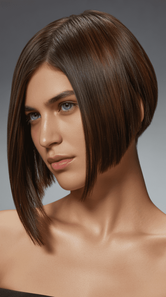 Dramatic Long Angled Bob (Lob)