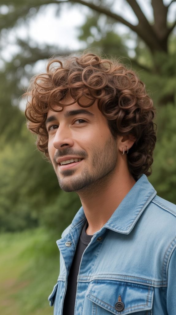 25. Curly Layered Cut