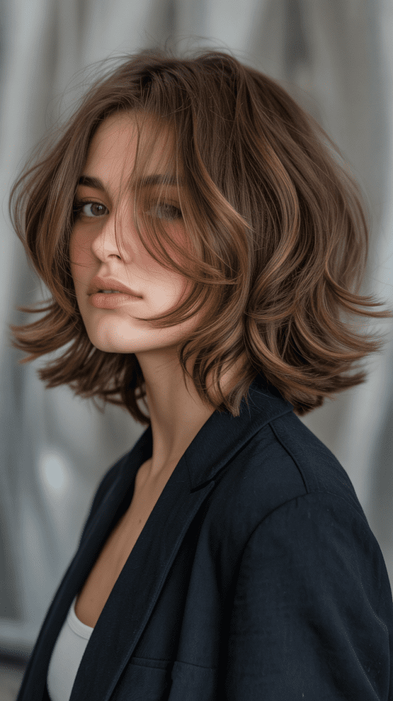 Layered French Bob with Movement