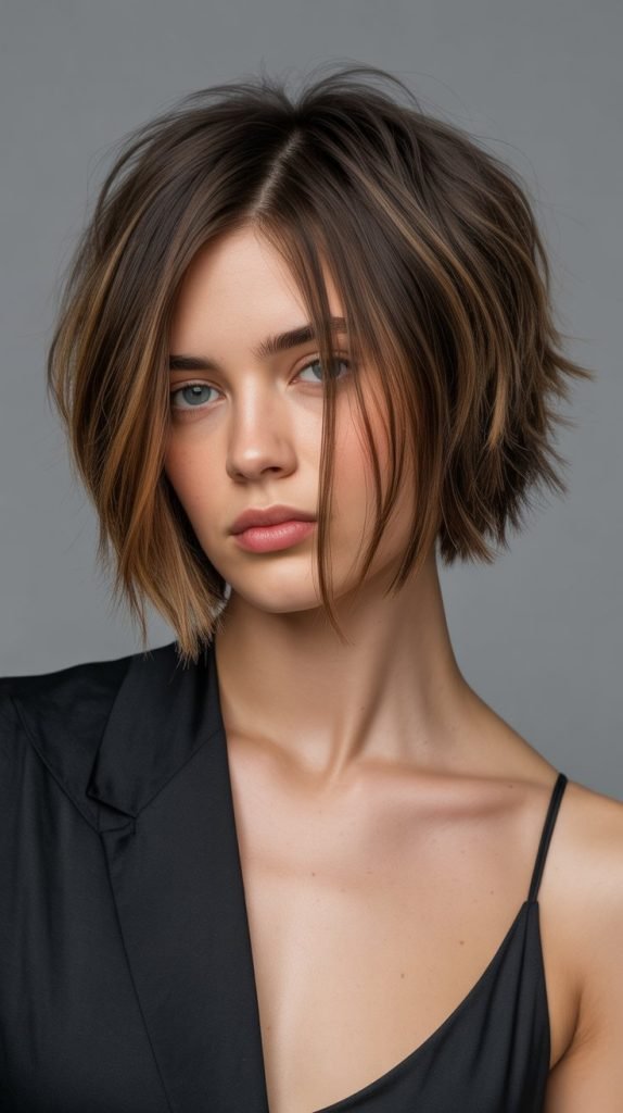  Edgy Bob with Razor Layers