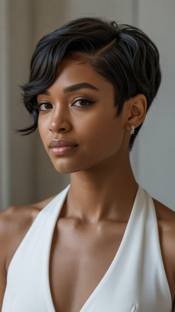 Graduated Pixie with Longer Front