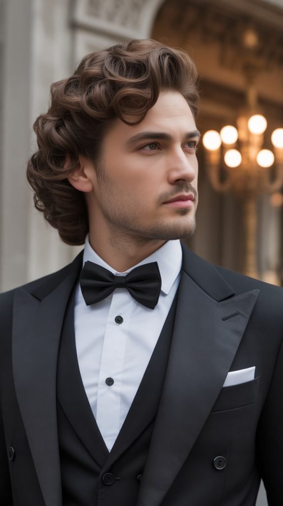  Classic Curly Side Sweep