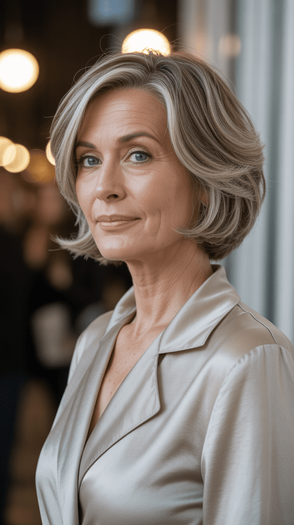 Soft Layered French Bob