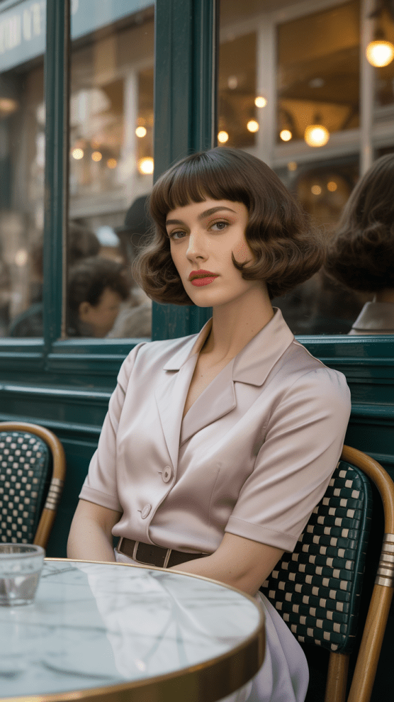 Vintage-Inspired French Bob