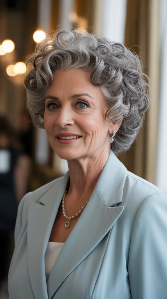 Voluminous Curly Crown