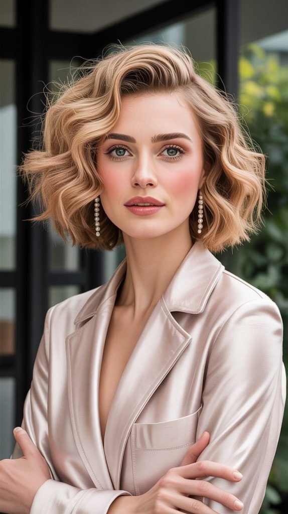 4. Curly Lob (Long Bob)