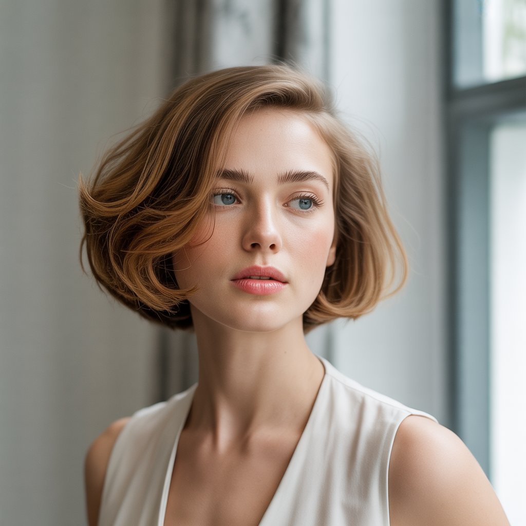 Feathered French Bob