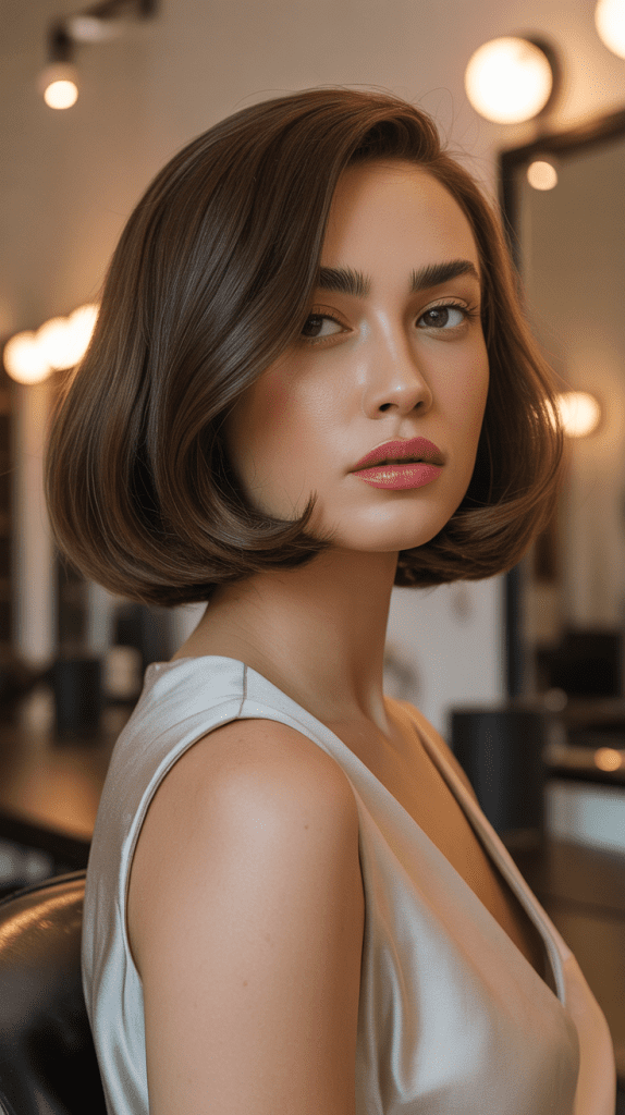 Rounded Bob Sophistication