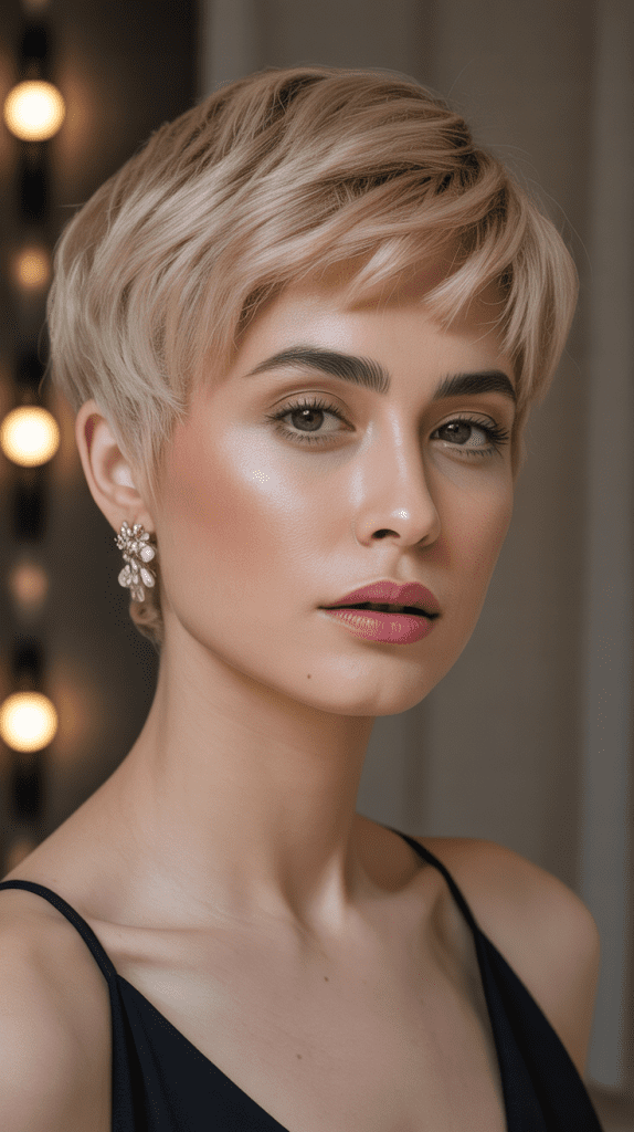 Rounded Pixie with Height