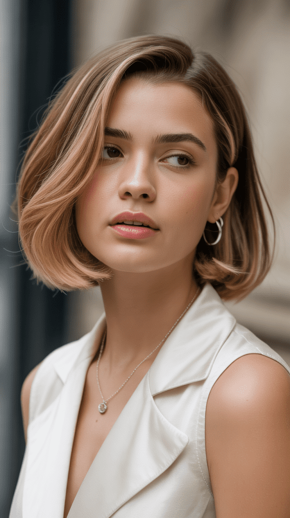 Soft Layered Bob with Feminine Appeal