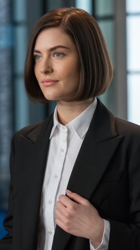 Sleek Ear-Length Bob