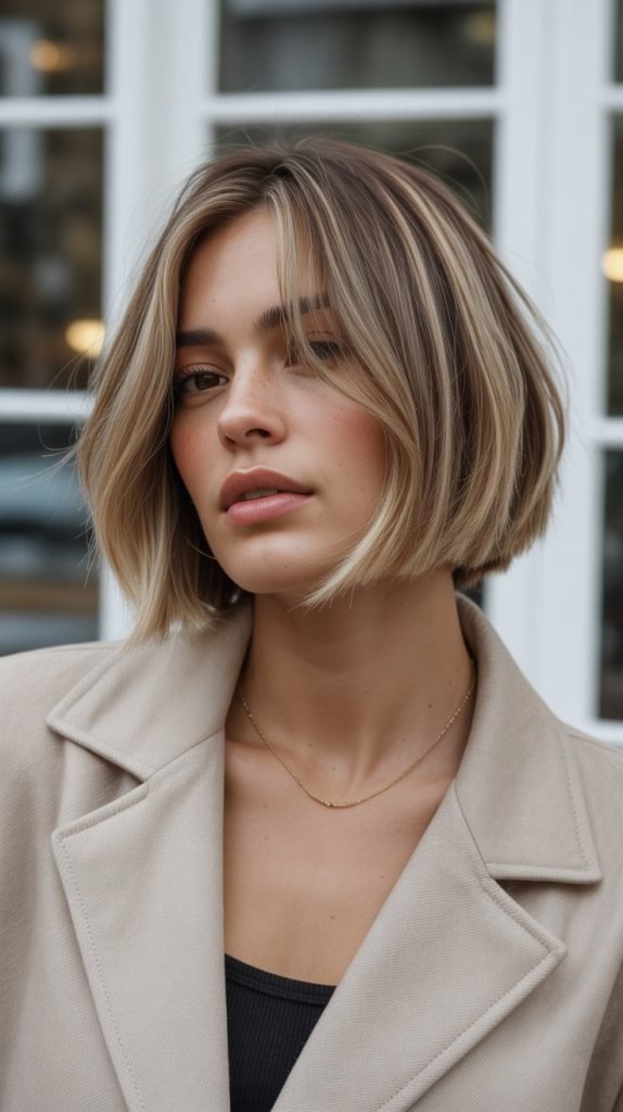 Razor-Cut Angled Bob
