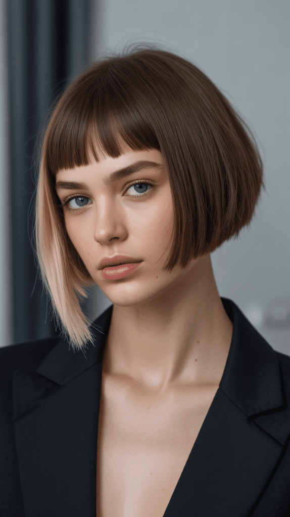  Asymmetrical French Bob