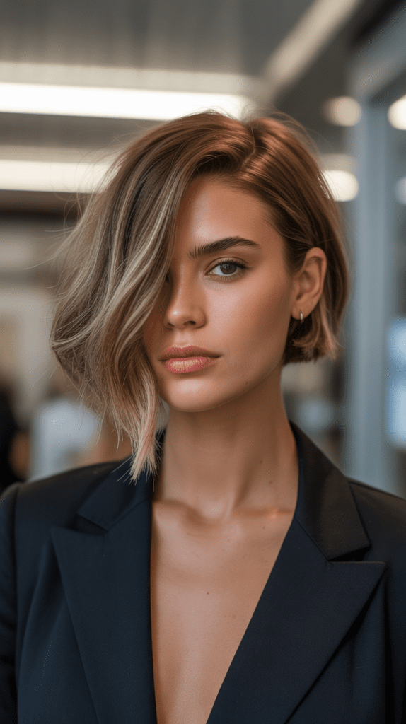Asymmetrical French Bob