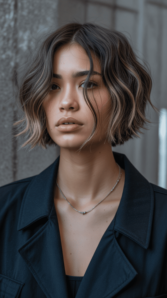 Edgy Jaw-Length Bob