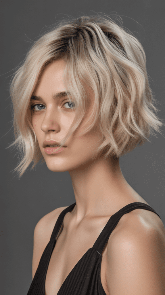 Piecy Layered French Bob