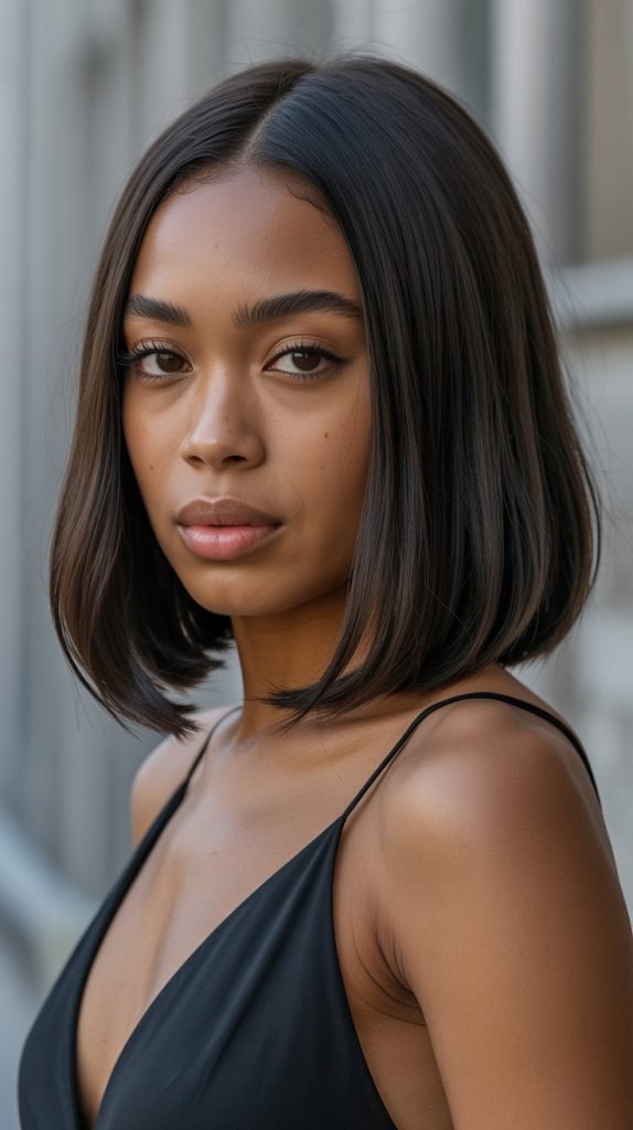 7. Straight Haiar Lob (Long Bob)