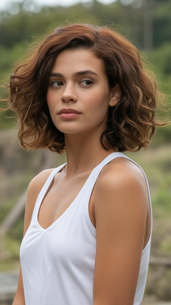  French Bob with Natural Air-Dried Waves