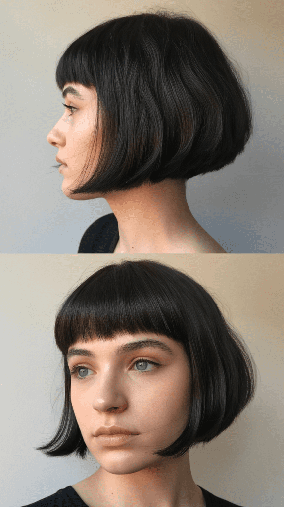  Inverted Bob with Micro Fringe