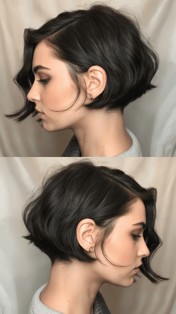 Inverted Bob with Subtle Undercut