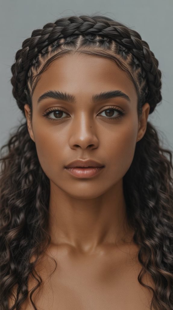 Halo and Crown Braids