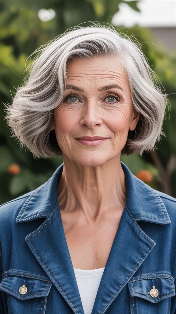 Asymmetrical Lob (Long Bob)