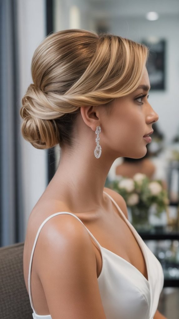 French Twist Variation for Short Hair