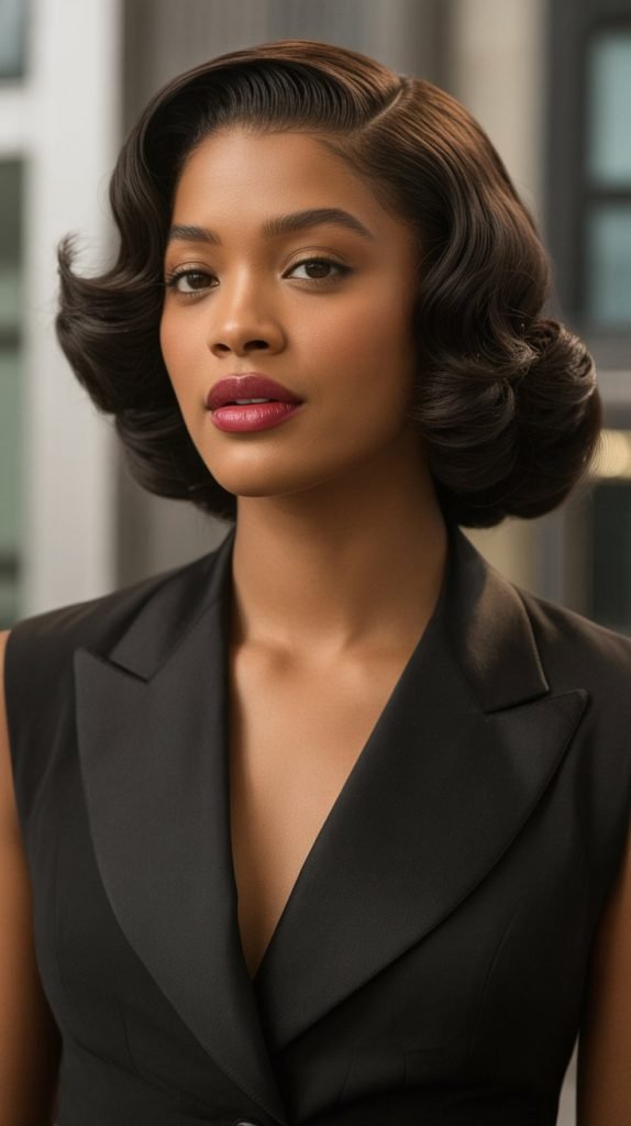  Classic Bob with Vintage Finger Waves